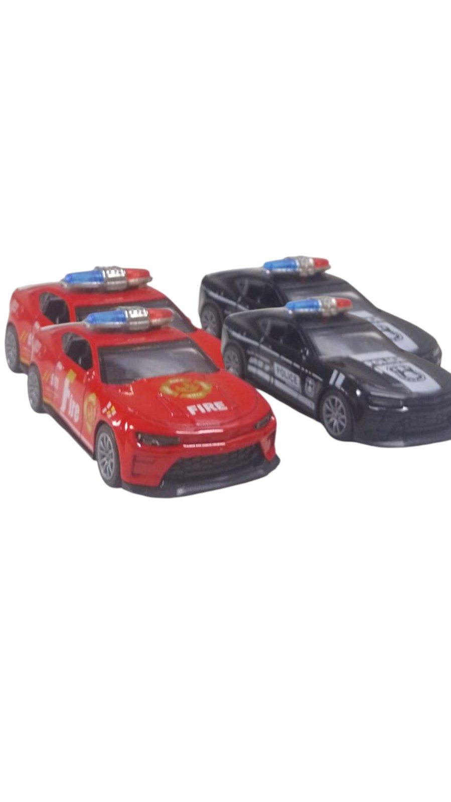 CARRO POLICIA METAL FRICCAO